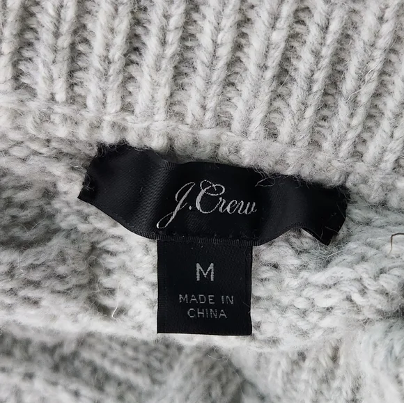 J. Crew Popcorn cable-knit sweater - Picture 6 of 7